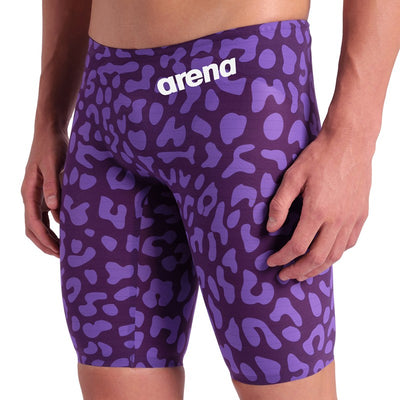 Arena Mens Powerskin Carbon Air 2 Jammer - Violet Leopard