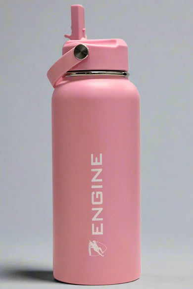 Engine Stainless Steel Drink Bottle 1L - Pink