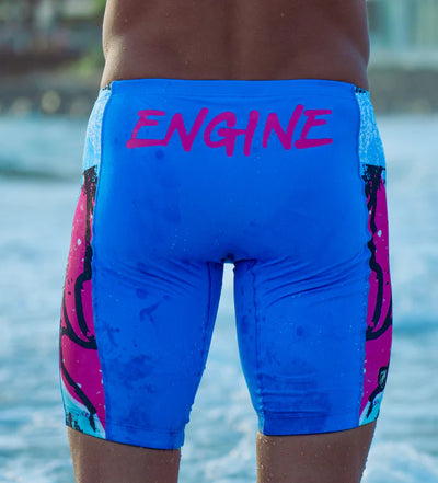 Engine Boys Spliced Poly Jammer - Spindrift Royal