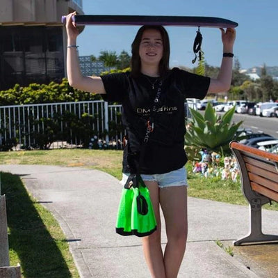 DMC Fin Sling-Black Green