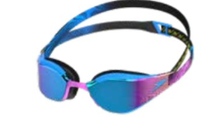 Speedo Fastskin Hyper Elite Mirror Goggles - Blue Smoke Purple