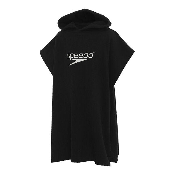 Speedo Junior Hooded Towel - Black