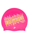 Engine Silicone Cap Staggered Lines-Pink