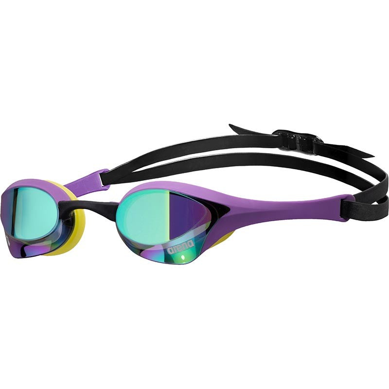 Arena Cobra Ultra SWIPE Mirror Goggles (Outdoors) - Emerald Plum Lime