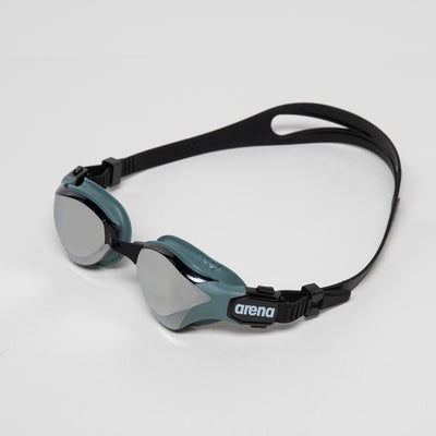 Arena Cobra Tri Swipe Triathlon Goggles (Outdoors) - Silver /Army