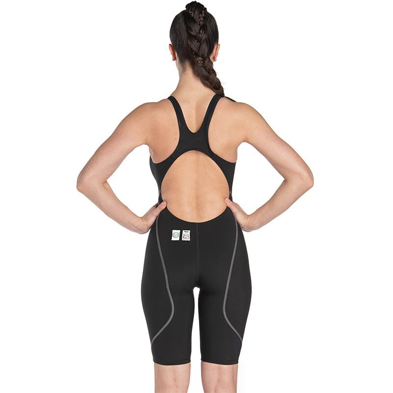 Arena Womens Powerskin ST NEXT Open Back-Black