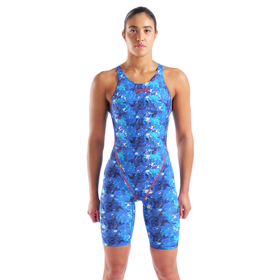 Arena Womens Powerskin St Next Open Back - Splashy-Limited Edition