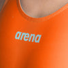 Arena Womens Powerskin ST NEXT Open Back - Orange/Teal