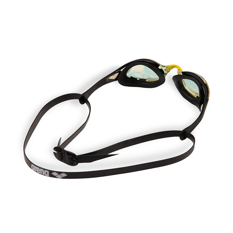 Arena Cobra Edge Swipe Mirror Goggle - Yellow Copper black
