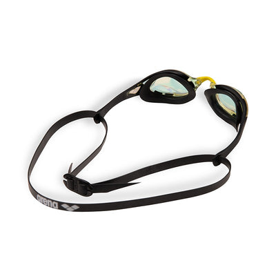 Arena Cobra Edge Swipe Mirror Goggle - Yellow Copper black
