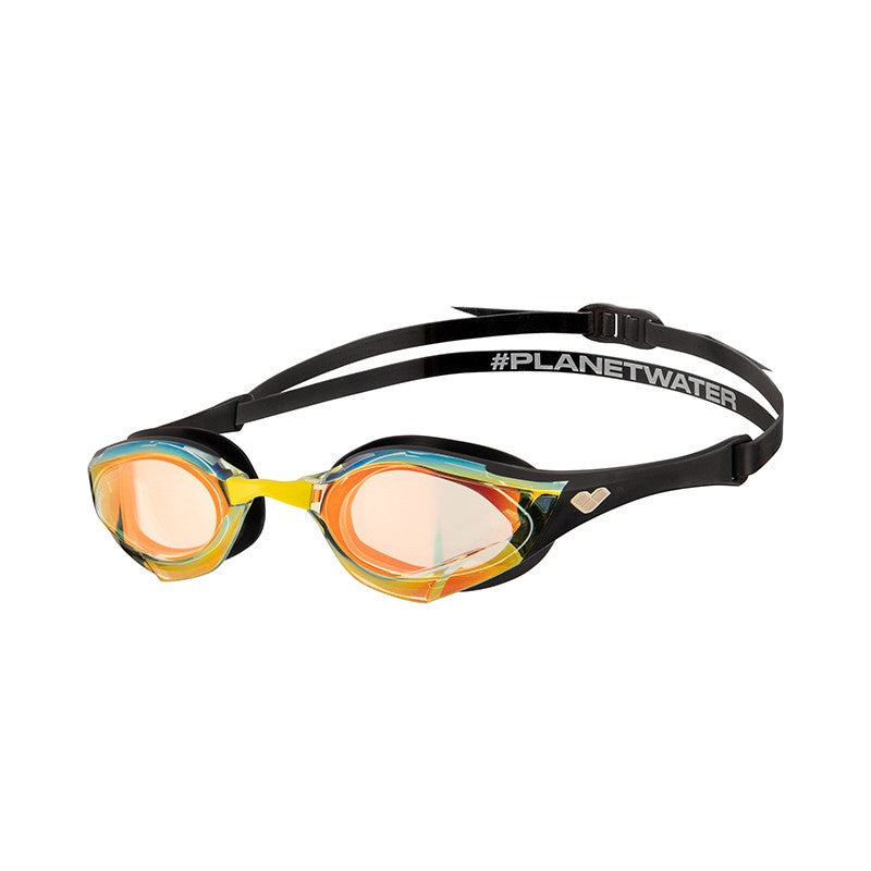 Arena Cobra Edge Swipe Mirror Goggle - Yellow Copper black