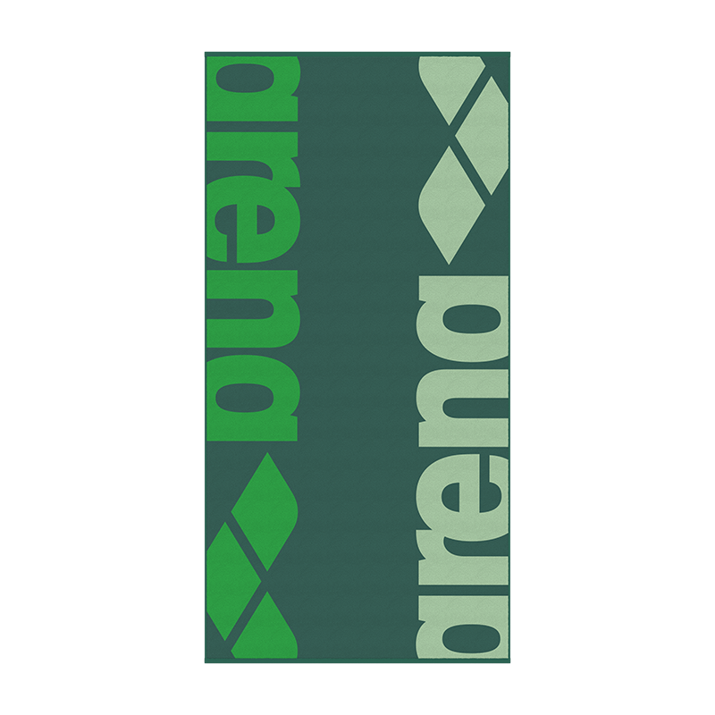 Arena Logo Velour Towel - Green
