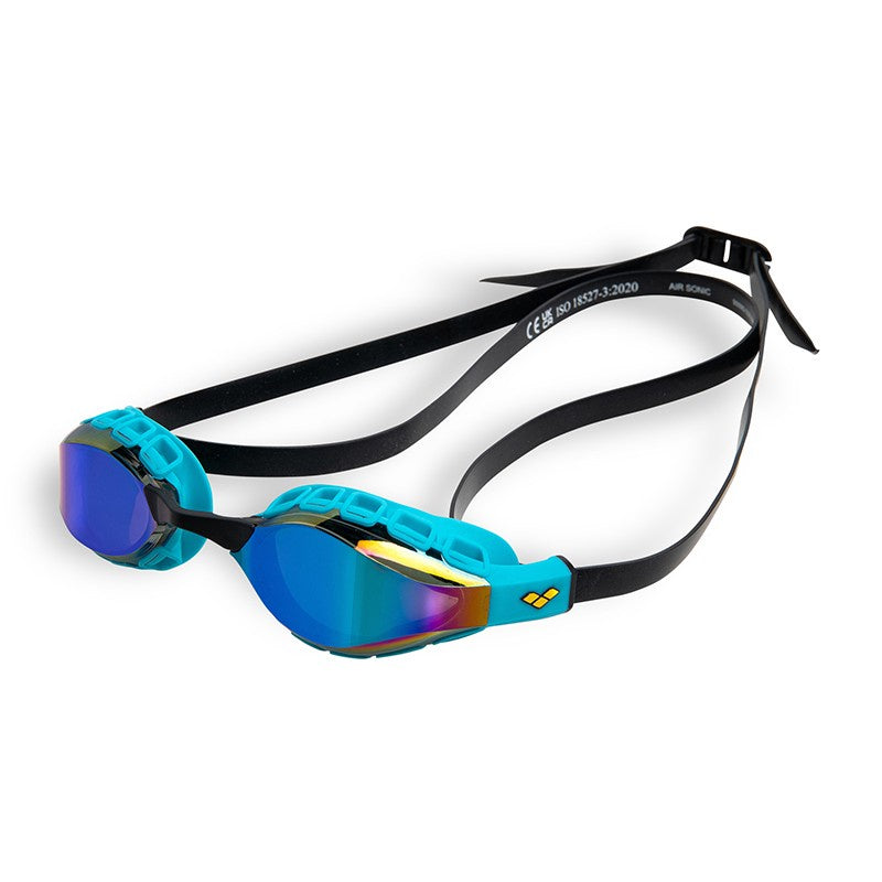 Arena Air Sonic Mirror Goggles - Emerald Peacock