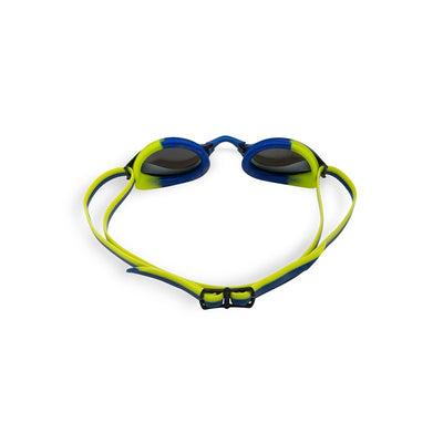 Arena Python junior Mirror Goggles - Blue Lime