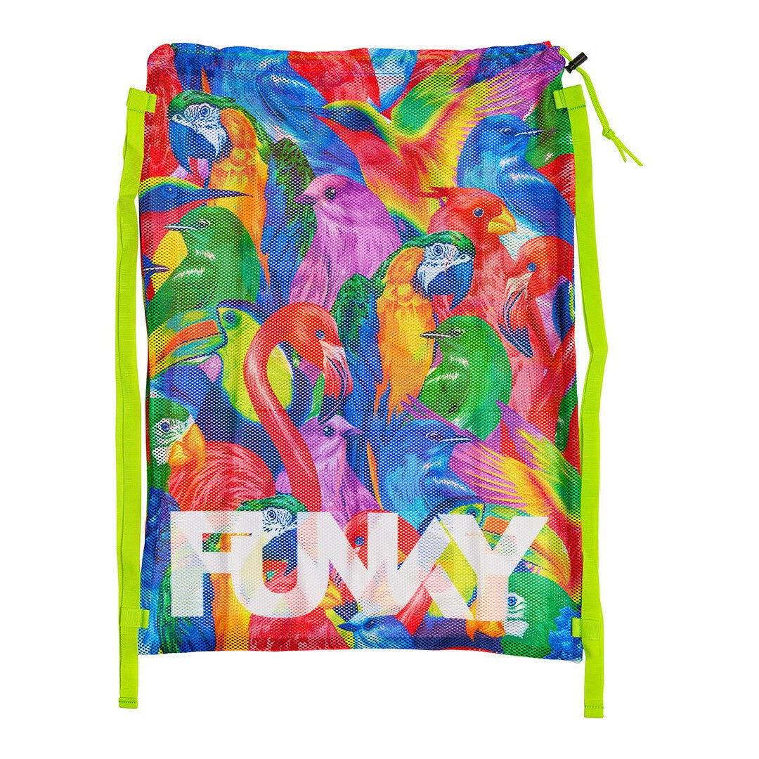 Funky Mesh Gear Bag - Bright Birds