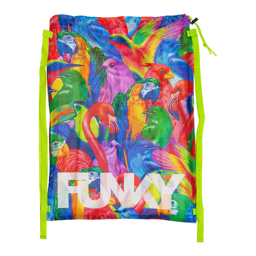 Funky Mesh Gear Bag - Bright Birds