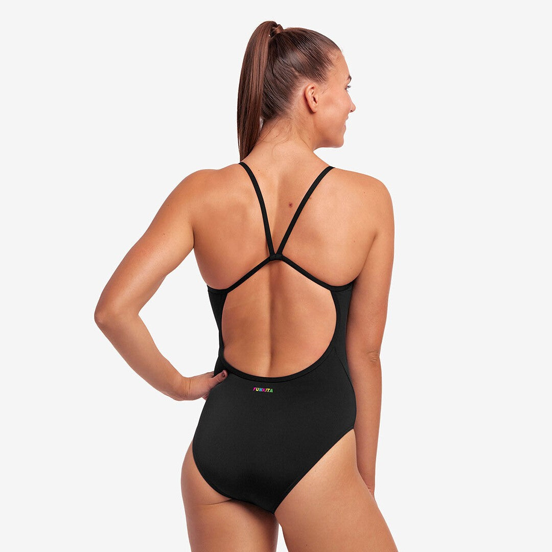 Funkita Ladies Swim Secure Period One Piece -Still Black