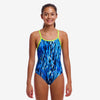 Funkita Girls Diamond Back One Piece - Wing Streak