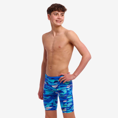 Funky Trunks Boys Training Jammers - Pace Racer