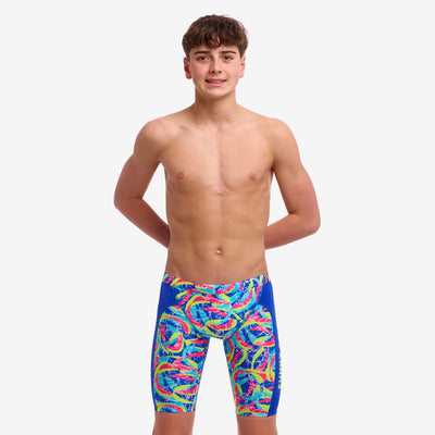 Funky Trunks Boys Training Jammers - Choppy Waters