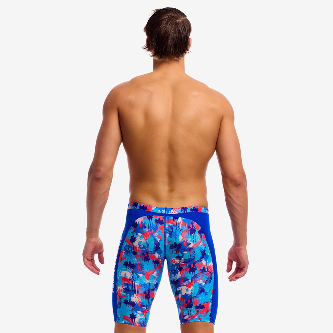 Funky Trunks Mens Training Jammers - Messy Messy Messy