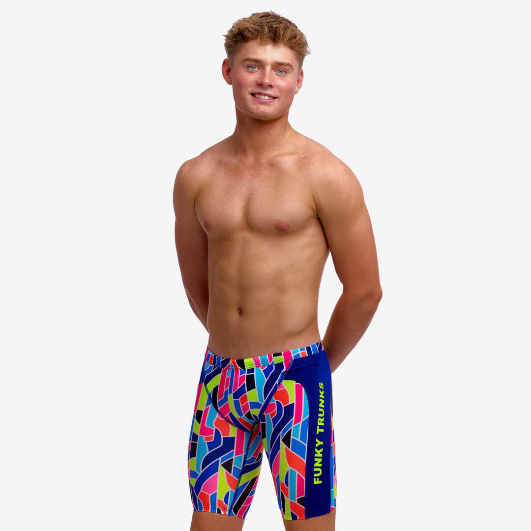 Funky Trunks Boys Training Jammers - Fault Lines