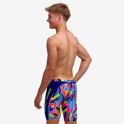 Funky Trunks Boys Training Jammers - Fault Lines