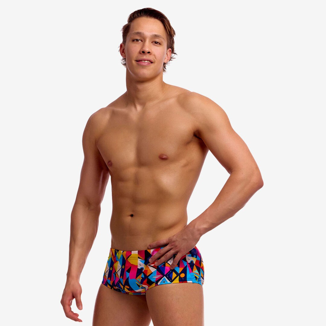 Funky Trunks Men's Classic Trunks - Broken Blox