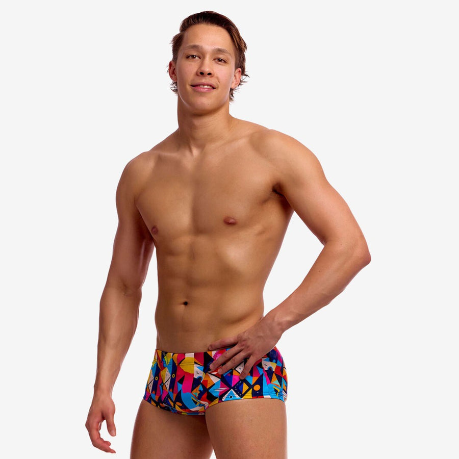 Funky Trunks Men's Classic Trunks - Broken Blox