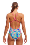 Funkita Ladies Single Strap One Piece -  Olive Oily