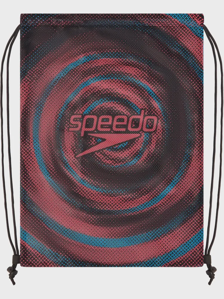 Speedo Equipment Mesh Bag - Black Blue Red