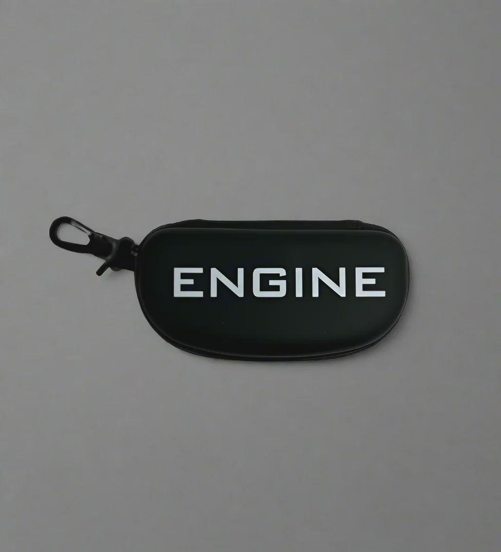 Engine Hard Shell Goggle Case - Black