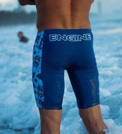 Engine Mens Spliced Poly Jammer - Tideheart Slate blue