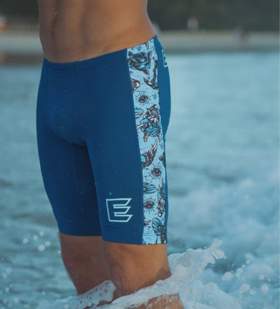 Engine Mens Spliced Poly Jammer - Tideheart Slate blue