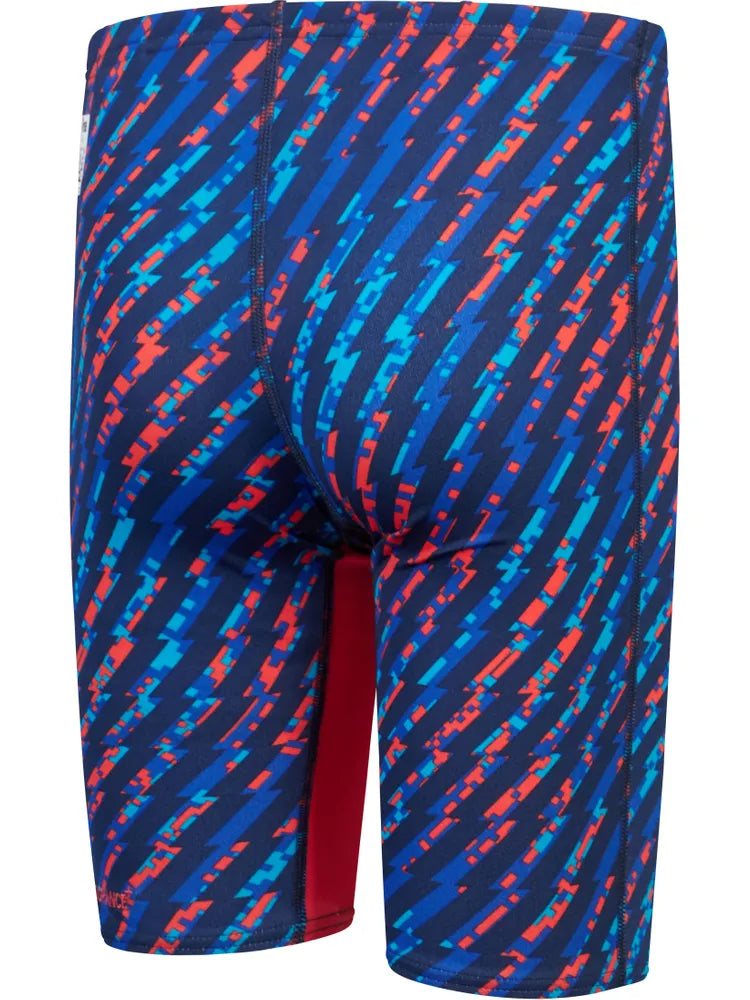Speedo Junior Boys Fastskin Junior Endurance+Max  High Waisted Jammer-Blue Red