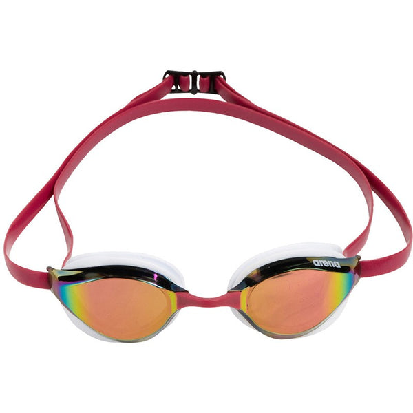 Arena Python Mirror Goggles - Copper White Red - Tri To Swim