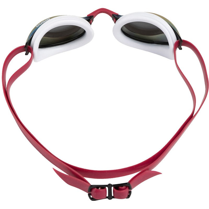 Arena Python Mirror Goggles - Copper White Red