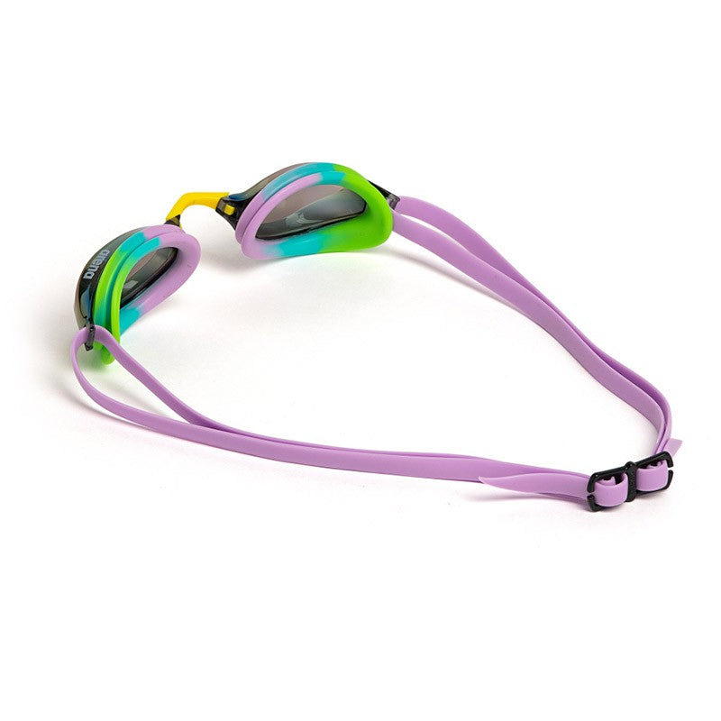 Arena Python Mirror Goggles - Green Violet