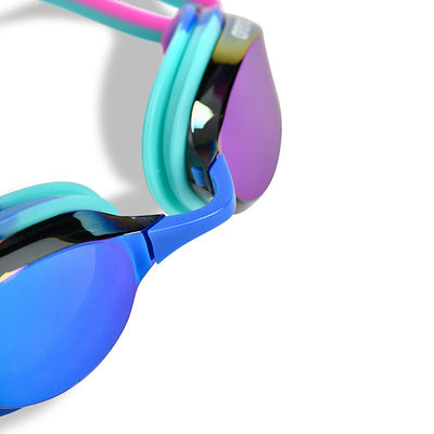 Arena Python Mirror Goggles - Turquoise Water Fuchsia
