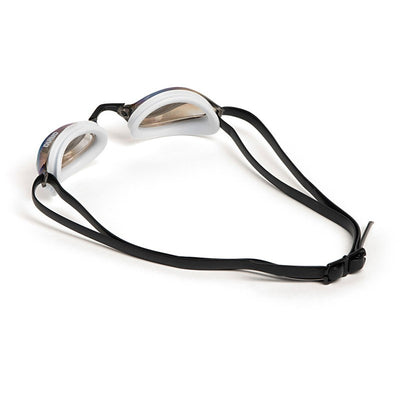 Arena Python Mirror Goggles - Gold White Black