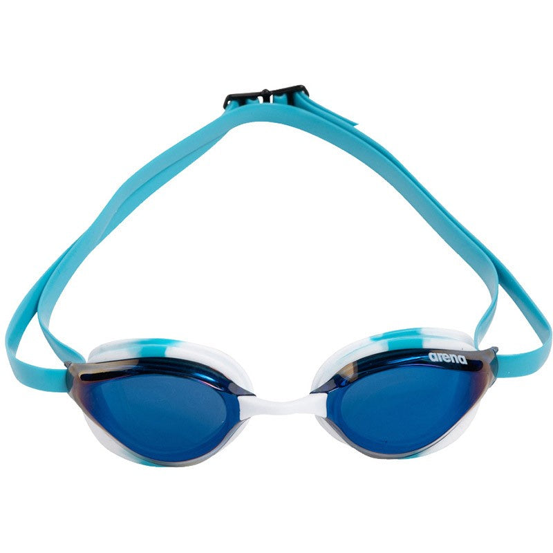 Arena Python Mirror Goggles - Blue Mirror/White/Sky