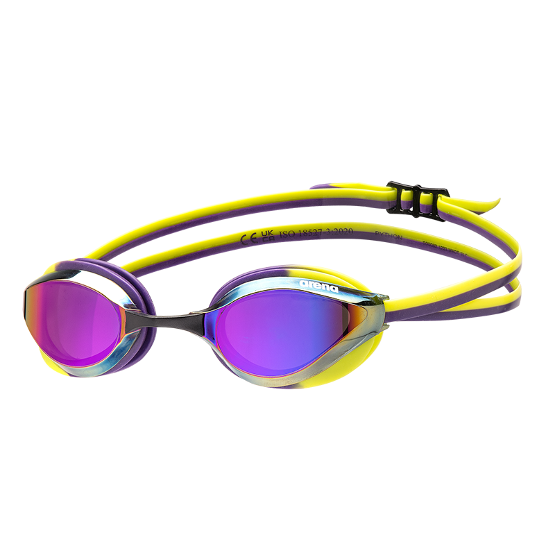 Arena Python Mirror Goggles - Violet Plum Lime