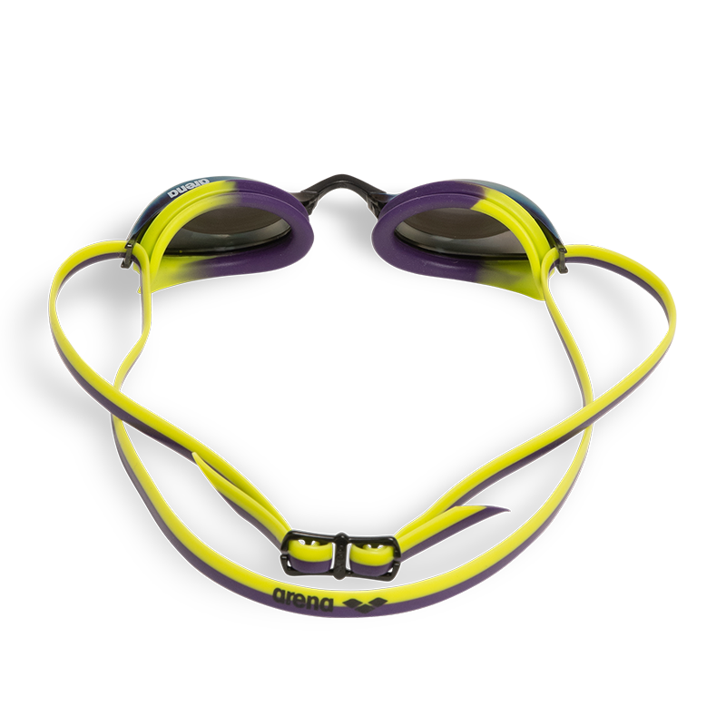 Arena Python Mirror Goggles - Violet Plum Lime
