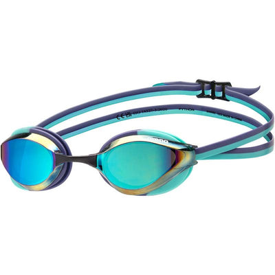 Arena Python Mirror Goggles - Turquoise Future Dusk
