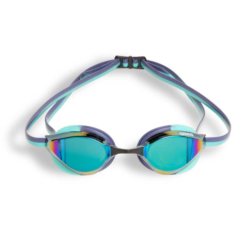 Arena Python Mirror Goggles - Turquoise Future Dusk