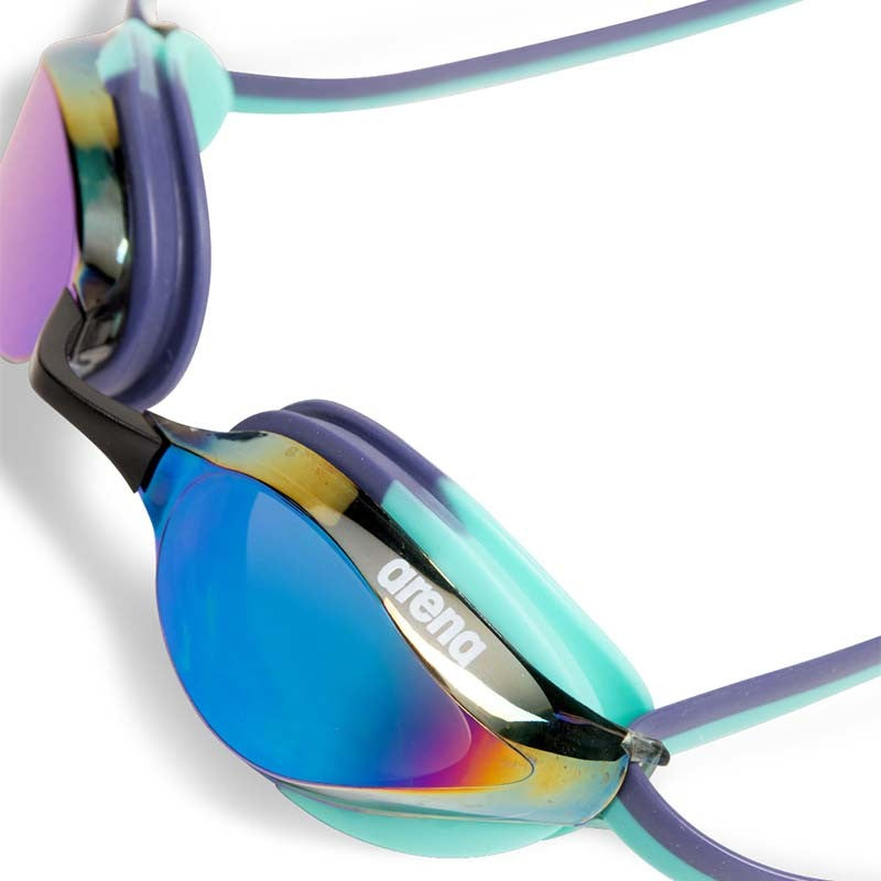 Arena Python Mirror Goggles - Turquoise Future Dusk