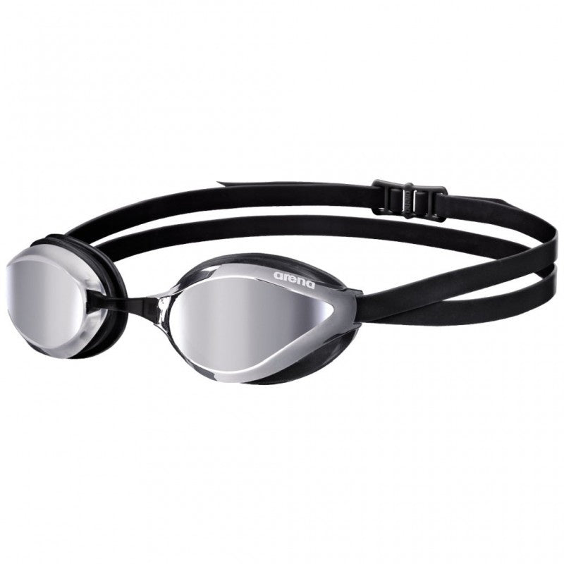 Arena Python Mirror Goggles - Silver Black
