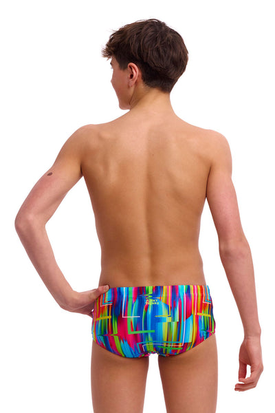 Funky Trunks Boys Sidewinder Trunks - The Glitch