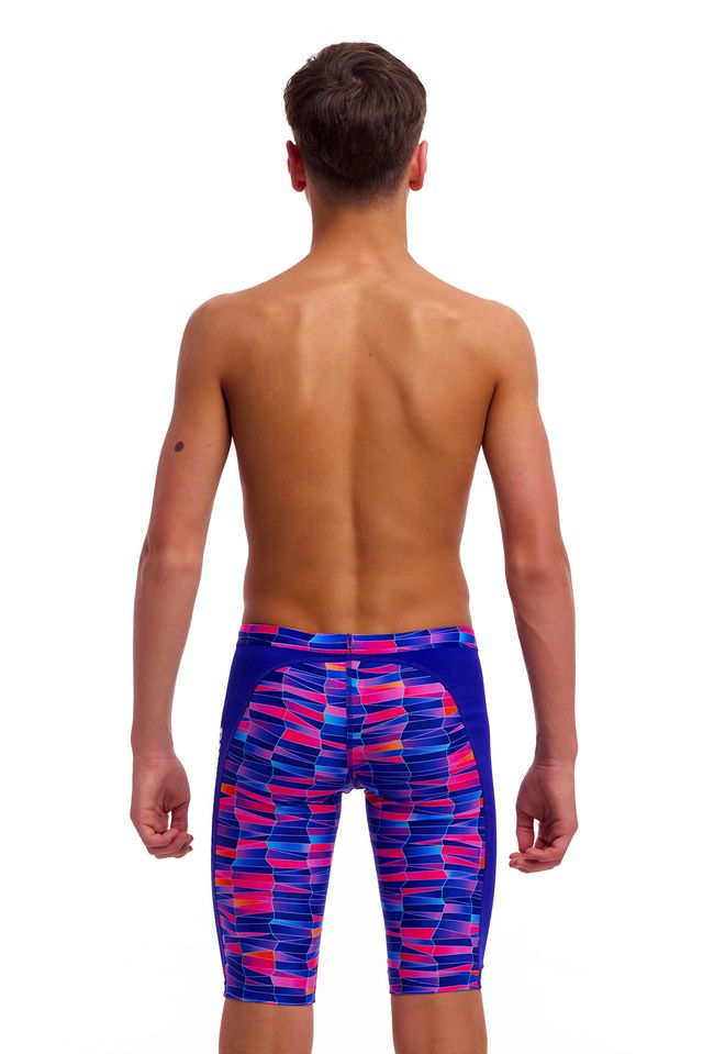 Funky trunks Boys Training Jammers - Warped Waves