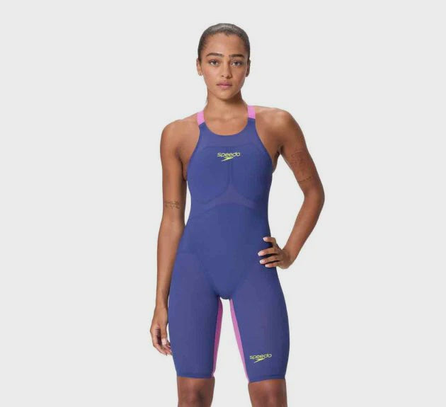 Speedo Womens Fastskin LZR Pure Valor 2.0 Openback  - Navy Jelly